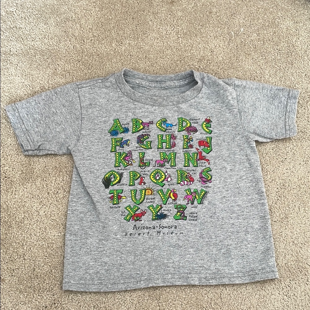 Arizona Sonora Desert Museum Kids Gray T-Shirt